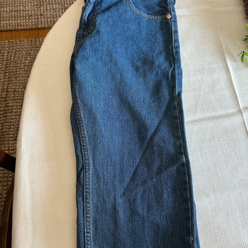Levi's Men's Dark Indigo Straight Jeans - Picture 4 of 4